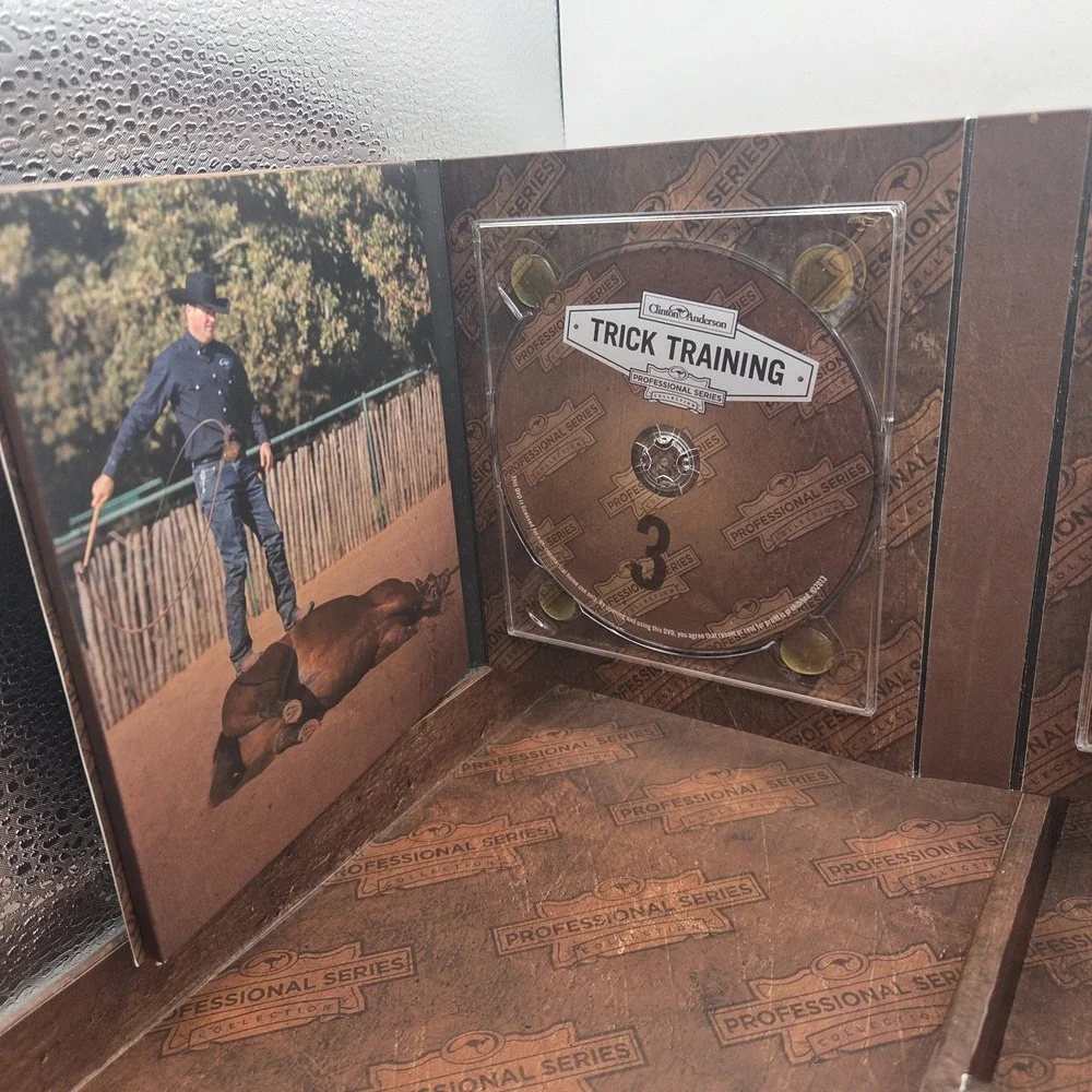 CLINTON ANDERSON TRICK TRAINING PROFESSIONAL SERIES 4 DVD 3 BOOKLET SET